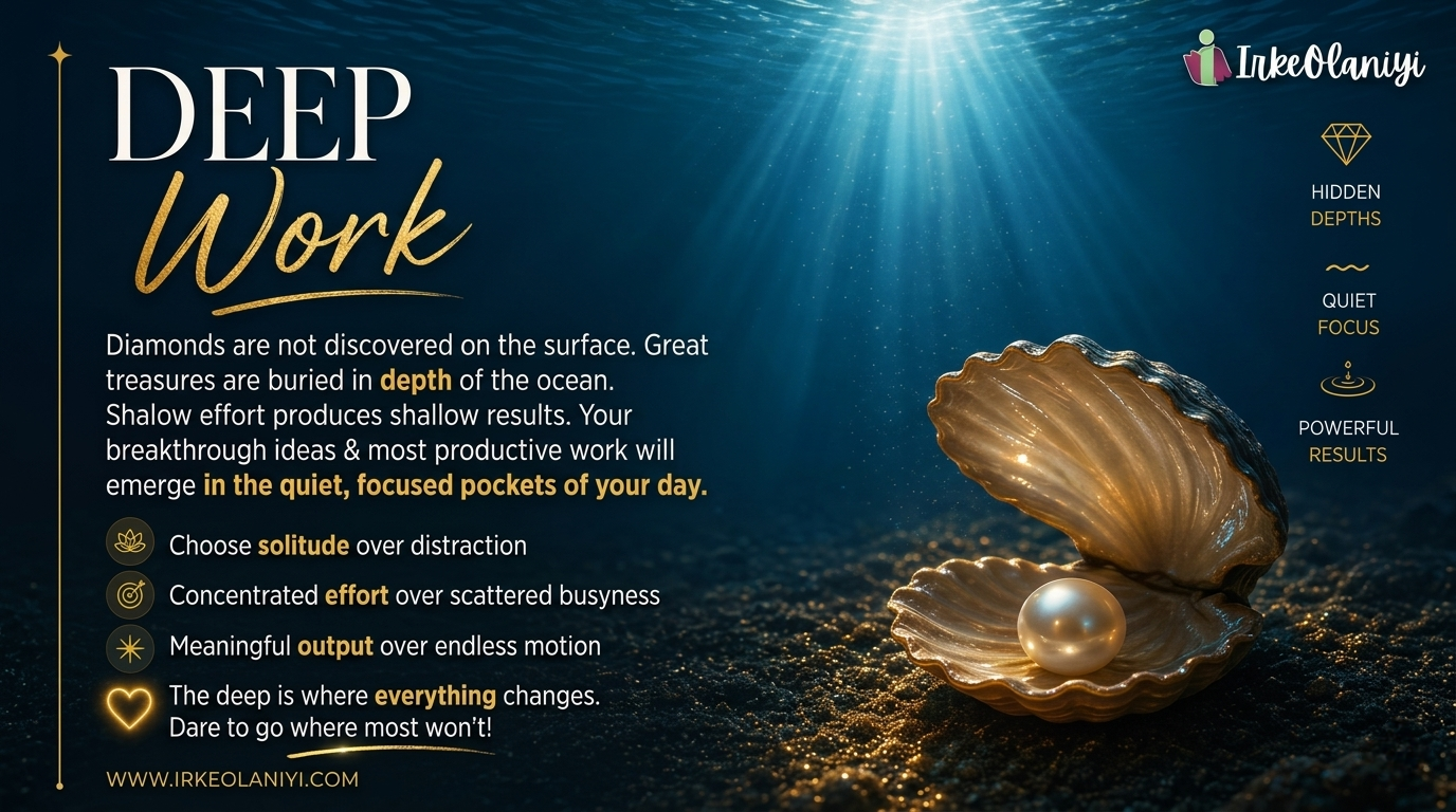 The Art of Deep Work